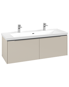 Villeroy und Boch Subway 3. 1930 C601L0VN 127,2x42,9x47,8cm, avec LED / poignée aluminium brillant, gris cachemire