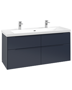 Villeroy und Boch Subway 3. 1930 vanity unit C60202VQ 127.2x57.6x47.8cm, without LED / handle monochrome, marine blue