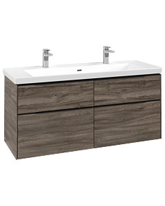 Villeroy und Boch Subway 3. 1930 C602L1RK 127,2x57,6x47,8cm, avec LED / poignée Volcano black, stone oak