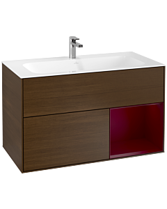 Villeroy und Boch Finion Villeroy und Boch F040HBGN 99,6x59,1x49,8cm, étagère à droite Peony , placage Peony