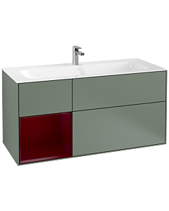 Villeroy und Boch Finion Villeroy und Boch Finion F060HBGM 119.6x59.1cm, shelf left Peony , Olive Matt Lacquer