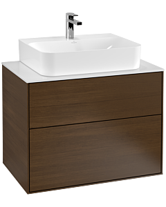 Villeroy & Boch Finion Unterschrank F09100GN 80x60,3x50,1cm, Walnut Veneer