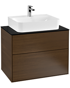 Villeroy & Boch Finion Unterschrank F09200GN 80x60,3x50,1cm, Walnut Veneer