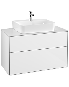 Villeroy & Boch Finion Unterschrank F10100GF 100x60,3x50,1cm, Glossy White Lacquer