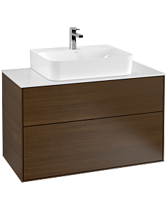 Villeroy & Boch Finion Unterschrank F10100GN 100x60,3x50,1cm, Walnut Veneer