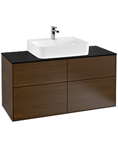 Villeroy & Boch Finion Unterschrank F13200GN 120x60,3cm, Walnut Veneer