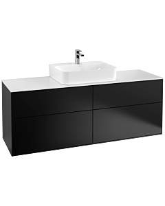 Villeroy & Boch Finion Unterschrank F19100PD 160x60,3cm, Black Matt Lacquer