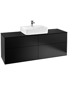 Villeroy & Boch Finion Unterschrank F19200PD 160x60,3cm, Black Matt Lacquer