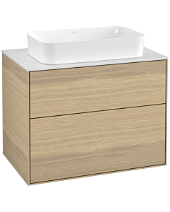 Villeroy und Boch Finion Villeroy und Boch Finion F22100PC 80x60.3cm, cover plate white matt, Oak Veneer