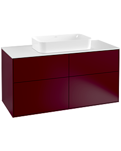 Villeroy und Boch Finion Villeroy und Boch F26100HB 120x60,3cm, plaque de finition blanc mat, Peony Matt