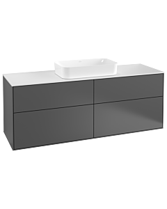 Villeroy und Boch Finion Villeroy und Boch Finion F32100GK 160x60.3cm, cover plate white matt, anthracite matt