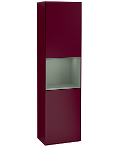 Villeroy und Boch Finion cabinet F460GMHB 41.8x151.6x27cm, left, shelf Olive Matt Lacquer , Peony Matt