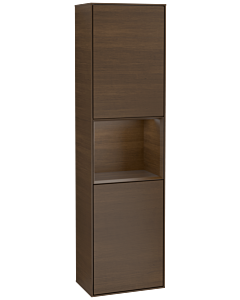 Villeroy und Boch Finion cabinet F460GNGN 41.8x151.6x27cm, left, shelf Walnut veneer, Walnut veneer