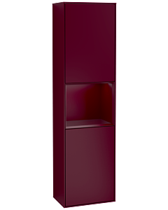 Villeroy und Boch Finion cabinet F460HBHB 41.8x151.6x27cm, left, shelf Peony Matt Lacquer, Peony Matt