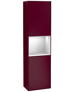 Villeroy und Boch Finion Hochschrank F460MTHB 41,8x151,6x27cm, links, Regal White matt lacquer, Peony Matt