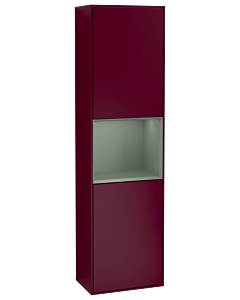 Villeroy und Boch Finion cabinet F470GMHB 41.8x151.6x27cm, right, shelf Olive Matt Lacquer , Peony Matt