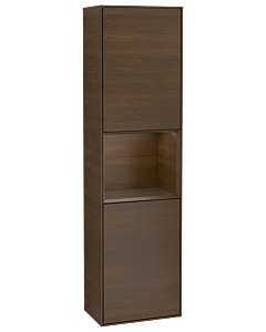 Villeroy und Boch armoire Finion F470GNGN 41.8x151.6x27cm, droite, étagère placage noyer, placage noyer