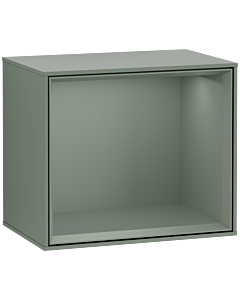 Villeroy und Boch Finion module F580GMGM 41.8x35.6x27cm, shelf olive matt, Olive Matt Lacquer