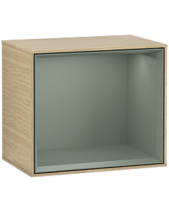 Villeroy und Boch Finion Regalmodul F580GMPC 41,8x35,6x27cm, Regal Olive Matt, Oak Veneer