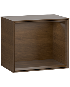 Villeroy und Boch Finion module F580GNGN 41.8x35.6x27cm, shelf Walnut Veneer , Walnut Veneer veneer