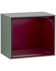 Villeroy und Boch Finion module F580HBGM 41.8x35.6x27cm, shelf Peony Matt , Olive Matt Lacquer