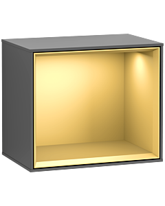 Villeroy und Boch Finion module F580HFGK 41.8x35.6x27cm, shelf gold matt, anthracite matt