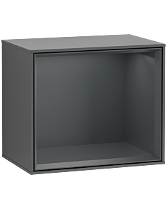 Villeroy und Boch Finion module F580HGGK 41.8x35.6x27cm, shelf Midnight Blue , anthracite matt