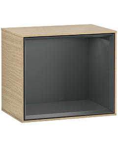 Villeroy und Boch Finion module F580HGPC 41.8x35.6x27cm, shelf Midnight Blue , Oak Veneer