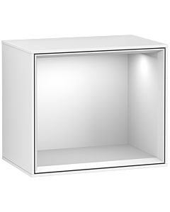 Villeroy und Boch Finion Regalmodul F580MTGF 41,8x35,6x27cm, Regal White Matt, Glossy white lacquer