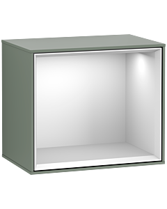 Villeroy und Boch module Finion F580MTGM 41.8x35.6x27cm, étagère White Matt , Olive Matt Lacquer