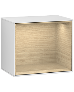 Villeroy und Boch Finion module F580PCMT 41.8x35.6x27cm, shelf Oak Veneer , white matt lacquer