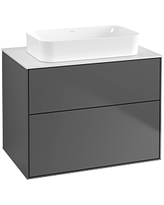 Villeroy und Boch Finion Villeroy und Boch F63100GK 80x60.3x50.1mm, verre White Matt , anthracite mat