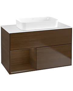 Villeroy und Boch Finion Villeroy und Boch Finion F651GNGN 100x60.3x50.1cm, shelf left Walnut veneer, Walnut veneer