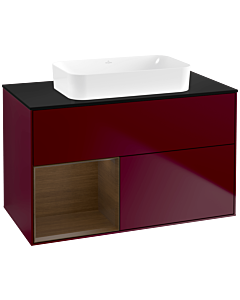 Villeroy und Boch Finion Villeroy und Boch Finion F652GNHB 100x60.3x50.1cm, shelf left Peony Matt veneer, Peony Matt