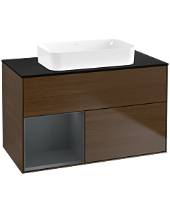 Villeroy und Boch Finion Villeroy und Boch Finion F652HGGN 100x60.3x50.1cm, shelf left Midnight Blue Matt Lacquer , Blue Matt Lacquer veneer