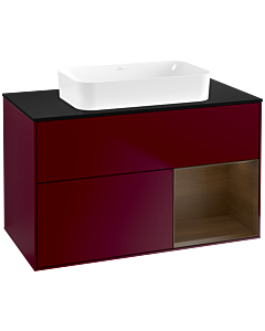 Villeroy und Boch Finion Villeroy und Boch Finion F662GNHB 100x60.3x50.1cm, shelf right Peony Matt veneer, Peony Matt
