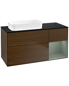 Villeroy und Boch Finion Villeroy und Boch Finion F692GMGN 120x60.3x50.1cm, shelf right Olive Matt Lacquer , Olive Matt Lacquer veneer