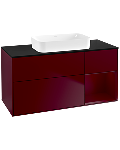 Villeroy und Boch Finion Villeroy und Boch F712HBHB 120x60.3x50.1cm, étagère à droite Peony , Peony Matt