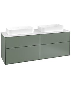 Villeroy und Boch Finion Villeroy und Boch Finion F72100GM 160x60.3x50.1cm, Glass White Matt , Olive Matt Lacquer