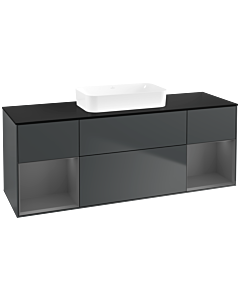 Villeroy und Boch Finion Villeroy und Boch Finion F742GKHG 160x60.3x50.1cm, shelves anthracite matt lacquer, midnight Blue Matt Lacquer