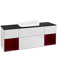 Villeroy und Boch Finion Villeroy und Boch Finion F742HBMT 160x60.3x50.1cm, shelves Peony matt lacquer, white matt lacquer