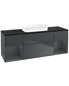 Villeroy und Boch Finion Villeroy und Boch Finion F742HGHG 160x60.3x50.1cm, shelves Midnight matt lacquer, Midnight Blue Matt Lacquer