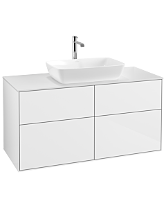 Villeroy und Boch Finion Villeroy und Boch Finion F79100GF 120x60.3cm, cover plate white matt, glossy white lacquer