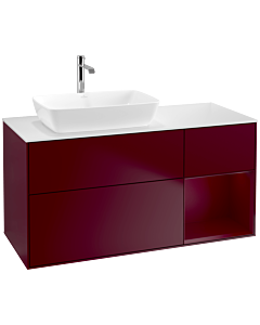 Villeroy und Boch Finion Villeroy und Boch Finion F811HBHB 120cm, cover plate white matt, shelves Peony matt lacquer, Peony Matt