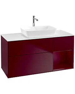 Villeroy und Boch Finion Villeroy und Boch Finion F831HBHB 120cm, cover plate white matt, shelves Peony matt lacquer, Peony Matt