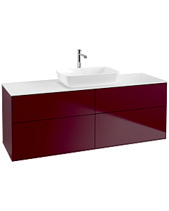 Villeroy und Boch Finion Villeroy und Boch F85100HB 160x60,3cm, plaque de finition blanc mat, Peony Matt