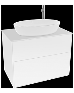 Villeroy und Boch Finion Villeroy und Boch Finion F87100GF 80x60.3cm, cover plate white matt, glossy white lacquer