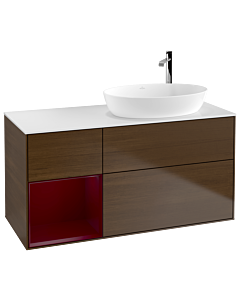 Villeroy und Boch Finion Villeroy und Boch Finion F921HBGN 120cm, cover plate white matt, shelves Peony matt lacquer, Peony veneer