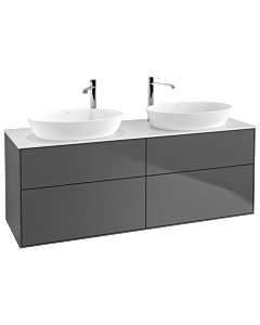 Villeroy und Boch Finion Villeroy und Boch Finion F96100GK 160x60.3cm, cover plate white matt, anthracite matt