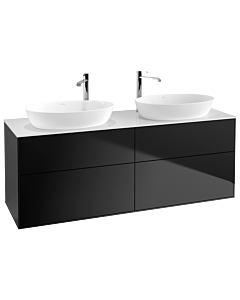 Villeroy und Boch Finion Villeroy und Boch Finion F96100PD 160x60.3cm, cover plate white matt, black matt lacquer